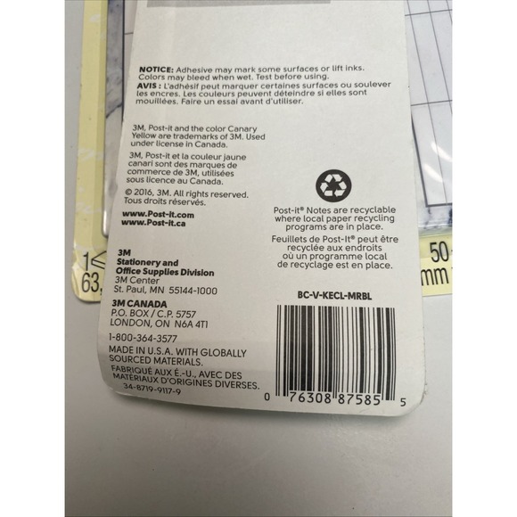 Post-it Notes Weekly Planner Tear Off Sticky Set Of 3 - Picture 7 of 7